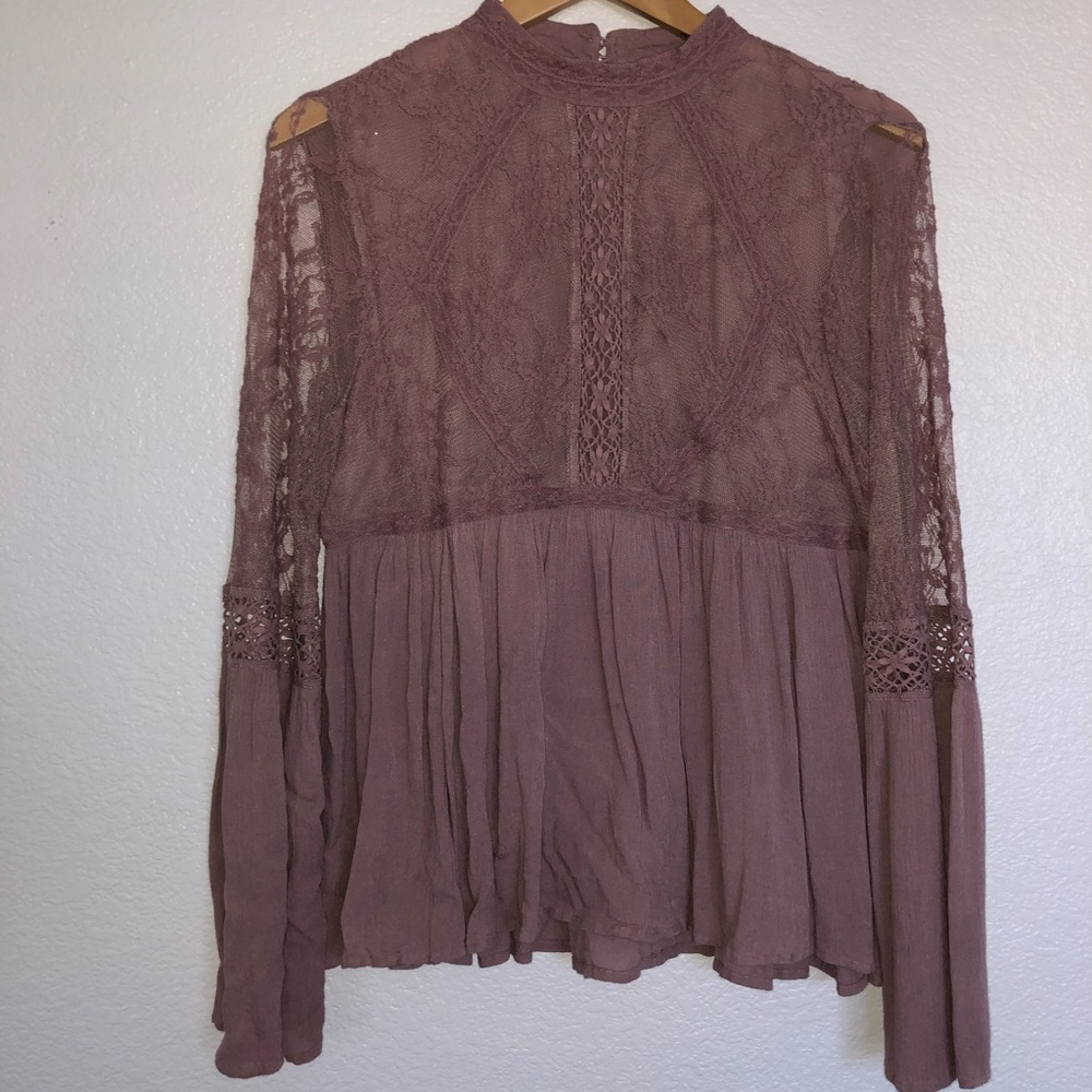 Blush blouse